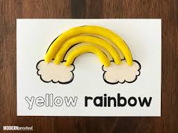 Brand original color codes, colors palette. Rainbow Color Play Dough Mats