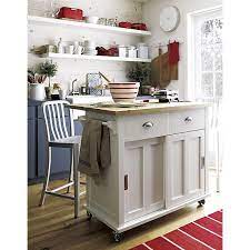 Last week was the second time i have lunched there with a group of friends. Belmont White Kitchen Island Reviews Crate And Barrel Contemporary Kitchen Island Kitchen Island Storage Kitchen Island With Seating