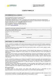The swift code, or bic, is a unique bank identifier used to make bank wire transfers. Prospetto Informativo Cariparma Conto Famiglia Pdf Sos Tariffe