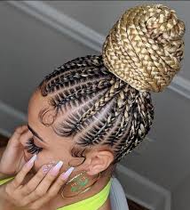 To get the stunning hairstyle depicted above, tightly style your hair into a ponytail and twist the. Stunning Cornrow Ponytail With Hair Weave African Hairstyles