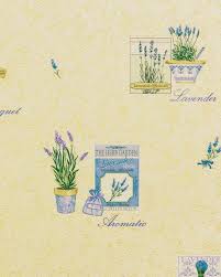 Damit es in der küche gut wächst, kannst du blumenerde mit etwas sand gemischt als substrat verwenden. Tapete Lavendel Floral Gelb Lila Aqua Relief Rasch 824414
