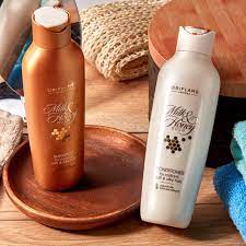 Treat Your Hair To Our Luxurious Milk Honey Gold Shampoo Conditioner For Radiant Soft And Silky Hai Honey Shampoo Oriflame Beauty Products Soft Silky Hair