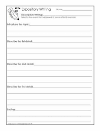 Descriptive Writing Worksheet Worksheets Descriptive Writing Expository Writing Writing A Book
