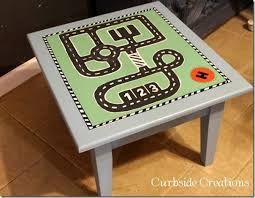 Curbside Creations Hudson S Race Track Table Preschool Furniture Diy For Kids Redo Furniture