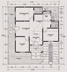 Denah rumah 3 kamar ukuran 7x9 2 lantai rumah bsd karya dap studio [sumber: Contoh Desain Denah Rumah Minimalis 3 Kamar Supplier Bata Ekspos