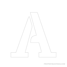 Font stencil for wood signs, wedding stencils or custom words. Printable 6 Inch Letter Stencils A Z Letter Stencils Stencils Printables Templates Free Stencils Printables Templates
