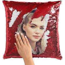 Buy Direction Group Members One OD1 Sequins 16x16 Pillow Cover with 18x18  inch Insert Girly Stuff Boys Xmas Present (Cover + Insert) Online at Low  Prices in India