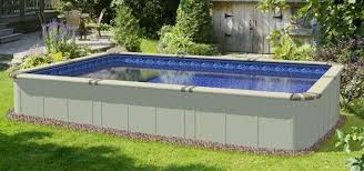 Ez Panel Grand 52 Aluminum Above Ground Swimming Pool Outdoor Pool Area Backyard Pool Above Ground Swimming Pools