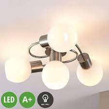 These led light bulbs come in a pack of four and use only 10 percent of the amount of power an incandescent bulb uses, so they are the best light bulbs for ceiling fans if you want to conserve energy in a proper way. Ivuwxzcl1b 5hm
