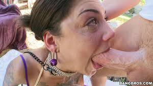 Kinky tattooed bitch Bonnie Rotten deepthroat and ass fucked in brutal anal  with cumshot  Xozilla.com