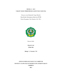 Pada saat anda hamil tiga minggu, embrio yang sedang berkembang telah membentuk alur saraf, yang merupakan fondasi bagi. Doc Tahap Tahap Periodisasi Janin Khairul Aziz Academia Edu