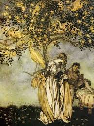 Golden Apple Tree By Arthur Rackham From William Butler Yeats Irish Patriot By Carolyn Emerick Read The Arthur Rackham Fairytale Illustration Illustration