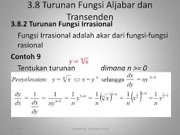 Kali ini burhan bakal jelasin tentang turunan fungsi aljabar yang menjadi dasar dari banyak contoh soal turunan fungsi aljabar. Ppt Bab Iii Turunan Fungsi Powerpoint Presentation Free Download Id 2974752