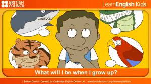 What Will I Be When I Grow Up Growing Up When I Grow Up Growing Up British