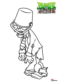 Crazy zombie coloring for kids halloween cartoon coloring. Pin On Plantas Vs Zombies Personajes