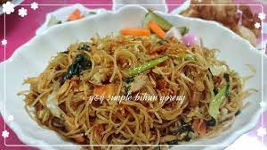 Resep Simple Bihun Goreng Oleh Yny Resep Resep Babi Tumis Dapur