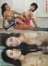 日本代購代標第一品牌【樂淘letao】－レトロ昭和○井上麻衣＆渡辺良子仁科まり子両面ポスター○映画の友付録昭和59年[管P-005]