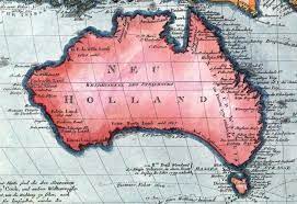 First Map Of Australia Old Maps Of Australia - Vivid Maps