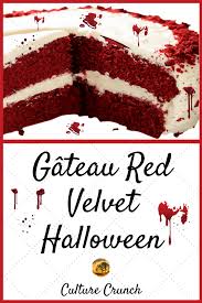 Gateau Red Velvet Halloween La Recette Facile Gateau Rouge Gateau Halloween Rouge Gateaux Et Desserts