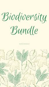 Biodiversity Bundle Printable Teaching Resources Middle School Lessons Middle School Science