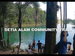 Setia alam community trail + mirror lake. Setia Alam Community Trail Peak Garden Mirror Lake Youtube