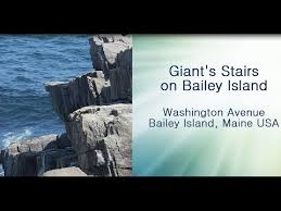 Giant's stairs trail and mcintosh lot preserve 21. Giant S Stairs On Bailey Island Maine Youtube