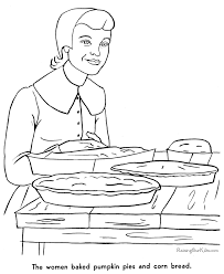 These thanksgiving coloring pages can also be an excellent way to introduce the kids to the history of thanksgiving in a fun way that will catch their attention. Printable Story Of The First Thanksgiving Coloring Pages 010