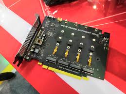 Apply to 2280 maiwo m.2 expansion card kt058 nvme ssd to pcie 3.0 x16/x8/x4 adapter m key converter. Msi S Four Way M 2 Pcie Card It Looks Like A Gpu