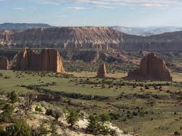 Cathedral valley campground cathedral valley campground. Cathedral Valley From Upper Cathedral Valley Overlook Northern Part Of Capitol Reef National Park Ut Mapio Net