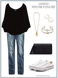 What To Wear Winter Concert Concert Style Outfits Concert Outfit Winter Concert Outfit