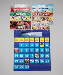 Take A Look At This Monthly Calendar Pocket Chart Set By