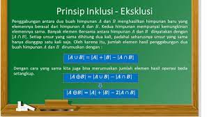 We did not find results for: Prinsip Inklusi Eksklusi Himpunan Youtube