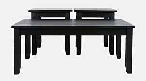 Accent your living room with a coffee, console, sofa or end table. Eros Brushed Black Coffee Table Two End Tables By Jofran