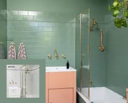 This weekend project gives your room a brand new look for less. Bathroom Tile Paint And Colours Dulux