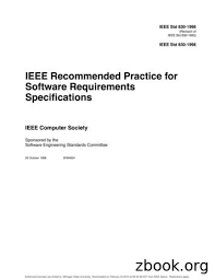 The ieee citation style was developed by the institute of electrical and. Ieee Recommended Practice For Software Requirements Free Download Pdf
