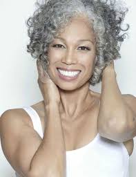 It looks great on black women with thick and wavy hair. 302 Short Hairstyles Short Haircuts The Ultimate Guide For Black Women Beautiful Gray Hair Gray Hair Beauty Natural Gray Hair