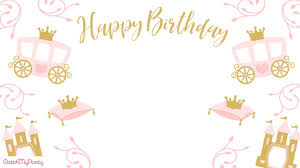 Free Zoom Backgrounds For Girl Virtual Birthday Parties Catch My Party In 2020 Girls Birthday Party Themes Party Background Birthday Party Background