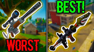 All these weapons are fantastic though, when used properly. Ranking Every Legendary Weapon From Worst To Best Fortnite Battle Royale Fortnite Battle Royale Fortnite Battle Ranking