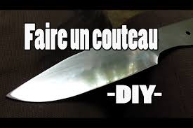 Tuto Comment Faire Un Couteau Soi Meme Cosmikvratch Fabrication Couteau Couteau Diy Couteau