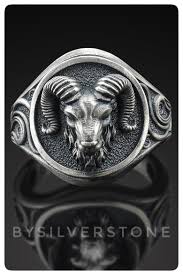 Men Ram Ring Silver Ram Head Rings Aries Men Ring Signet Etsy In 2020 Rings For Men Aries Jewelry Aries Men