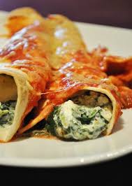Uberbackene Tortillawraps Mit Spinat Frischkase Fullung Kuchenzaubereien Rezepte Essen Kochen Vegetarisch Kochen