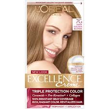 Find the perfect colour for you with l'oréal professionnel. Amazon Com L Oreal Paris Excellence Creme Permanent Hair Color 7g Dark Golden Blonde 100 Gray Coverage Hair Dye Pack Of 1 Chemical Hair Dyes Beauty