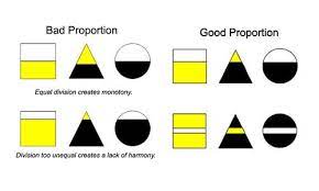 In residential design, scale relates to the size of an object compared with the space it occupies, while proportion is concerned with the relationship of elements to one another, and to the whole. How To Improve Your Designs By Using Proportions Naldz Graphics Principles Of Design Proportion Principles Of Design Principles Of Art