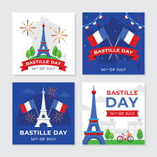 Why does the usa celebrate bastille day? Bastille Day Celebration Greeting Card 2372042 Vector Art At Vecteezy