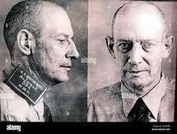 Mug shot of Robert Franklin Stroud. Robert Franklin Stroud (1890-1963) an  American murder, federal prisoner and author Stock Photo