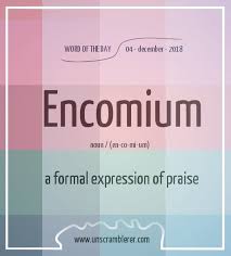 Encomium Interesting English Words Learn English Words Vocabulary Words