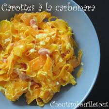 Carottes A La Carbonara Choutambouilletout Carbonara Alimentation Cuisine
