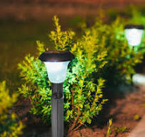 5pcs Plastic Ground Spike Lamp Solar Power Lawn Lamp Ground ...