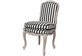 Striped Louis Xv Style Chair Chair Striped Dining Chairs Louis Chairs