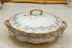 Antique Haviland Limoges Schleiger 330 Covered Vegetable Tureen Antique Haviland Limoges Vintage China Patterns Limoges